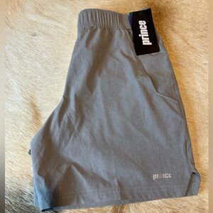 Prince Men's Shorts ~ Light Heather Grey